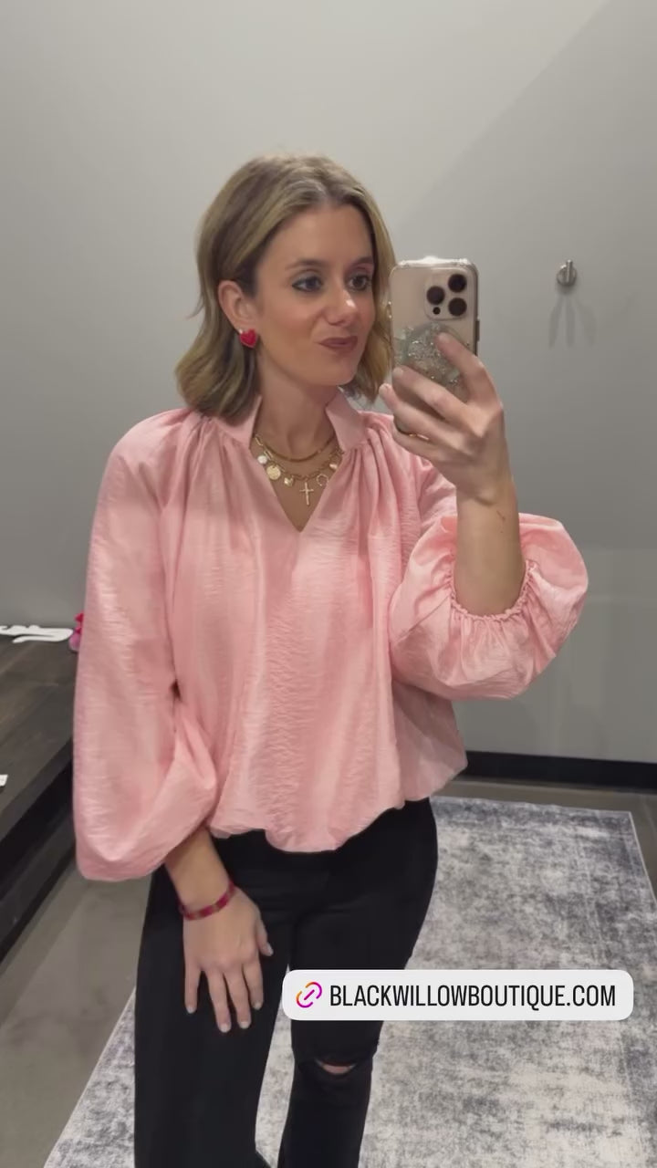 Margo Classic Bubble Front Blouse