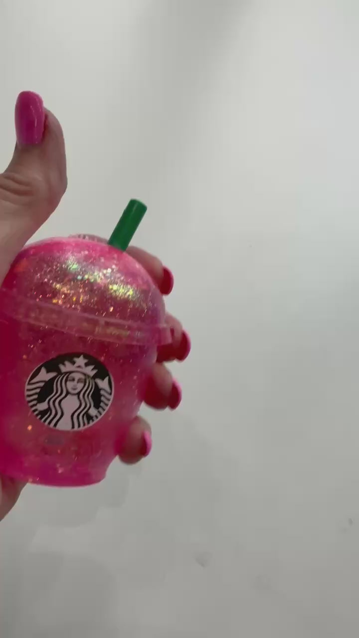 Glitter Pink Drink Squishy