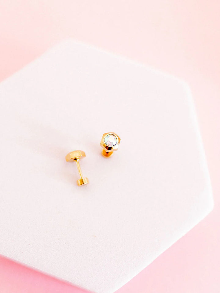 Addison Screwback Stud Earring