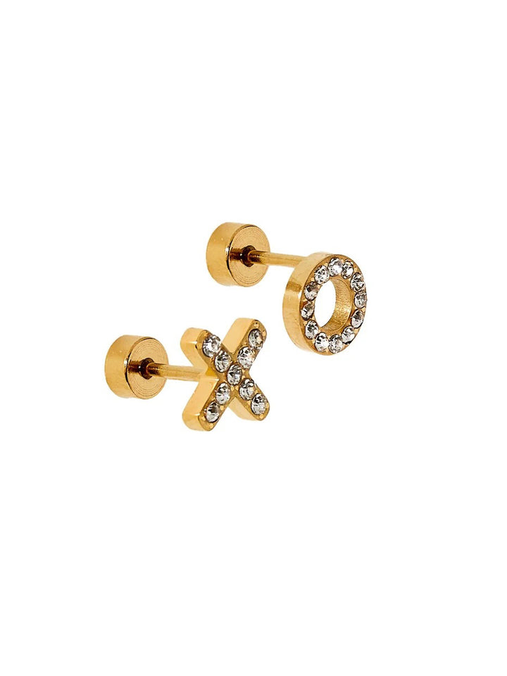 XO Screwback Stud Earring