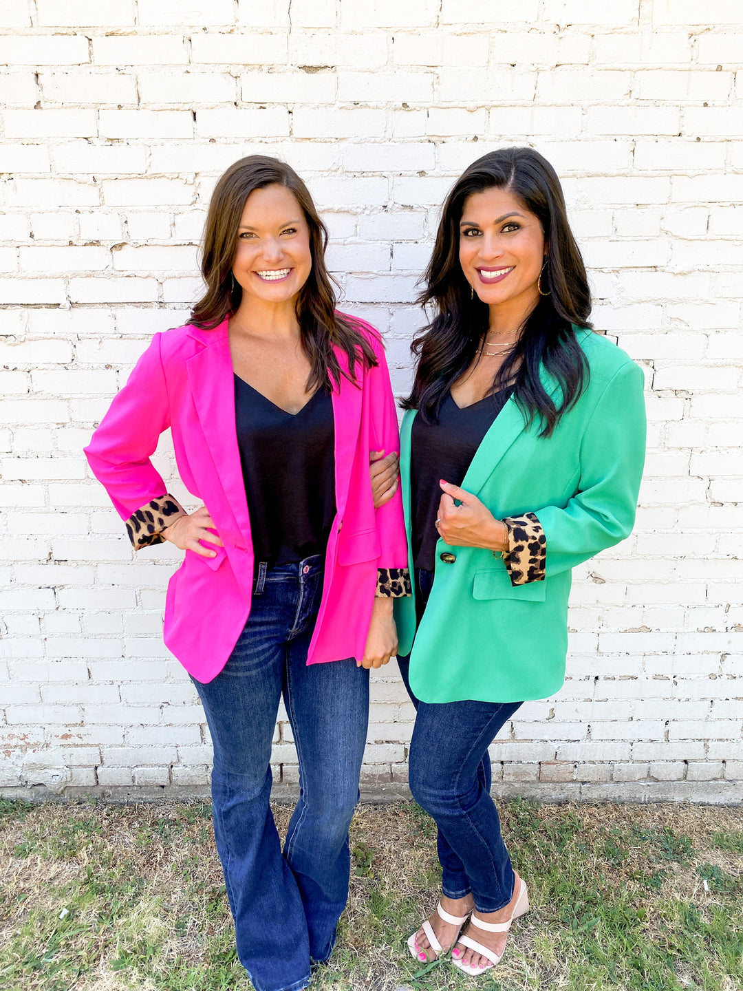 Hot Pink & Cheetah Blazer