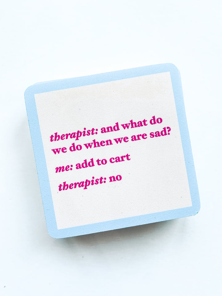 Drinks on Me Coaster