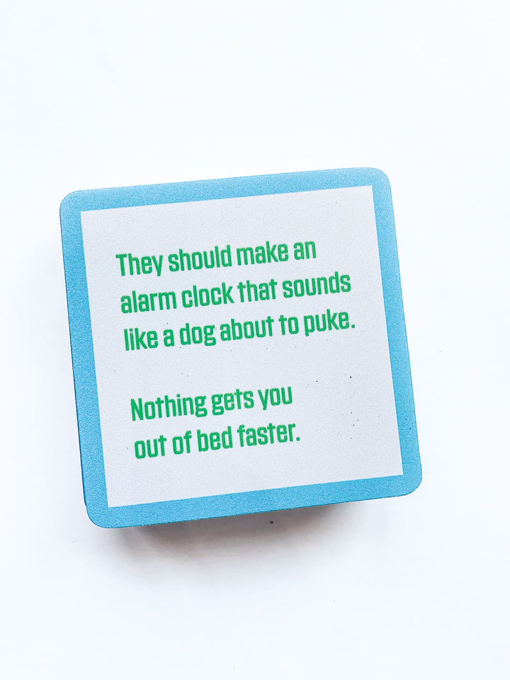 Drinks on Me Coaster