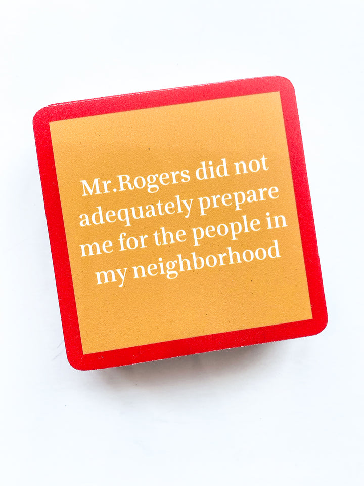 Drinks on Me Coaster