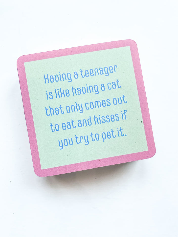 Drinks on Me Coaster