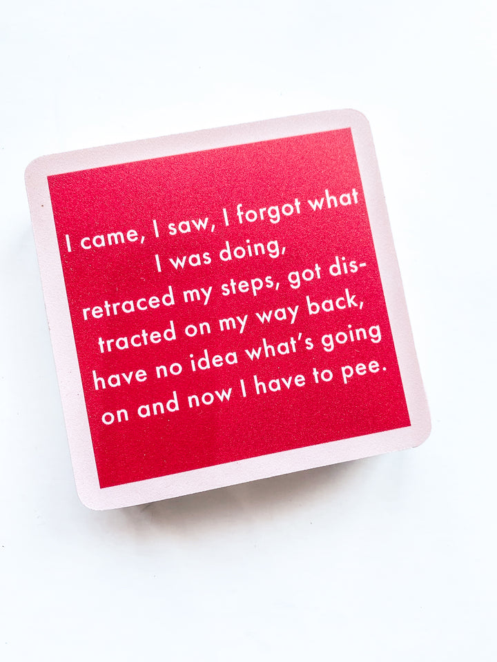 Drinks on Me Coaster