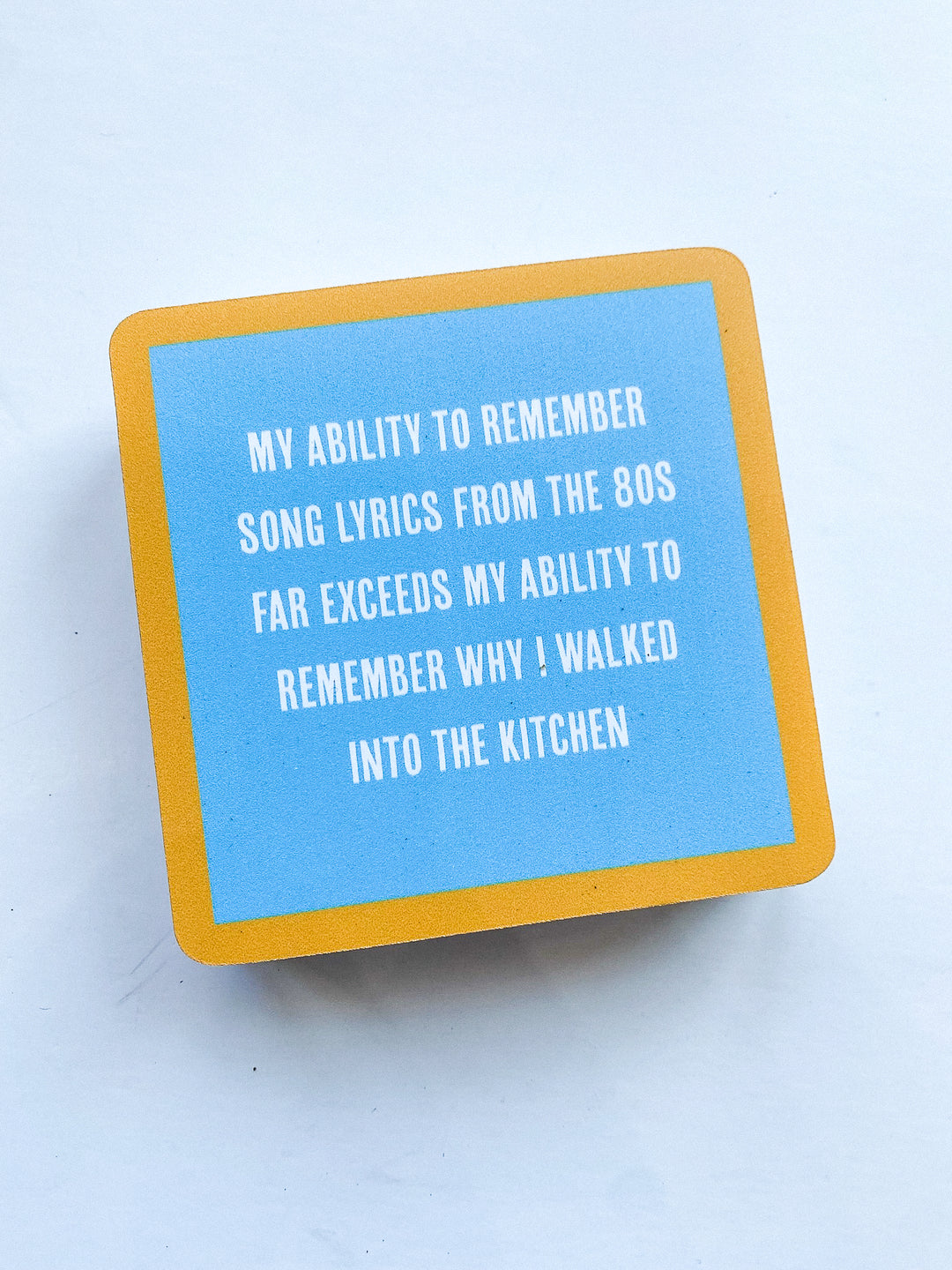Drinks on Me Coaster