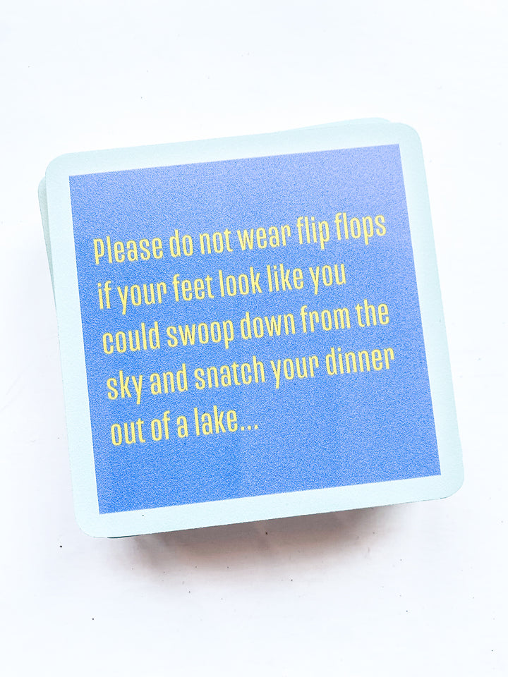 Drinks on Me Coaster