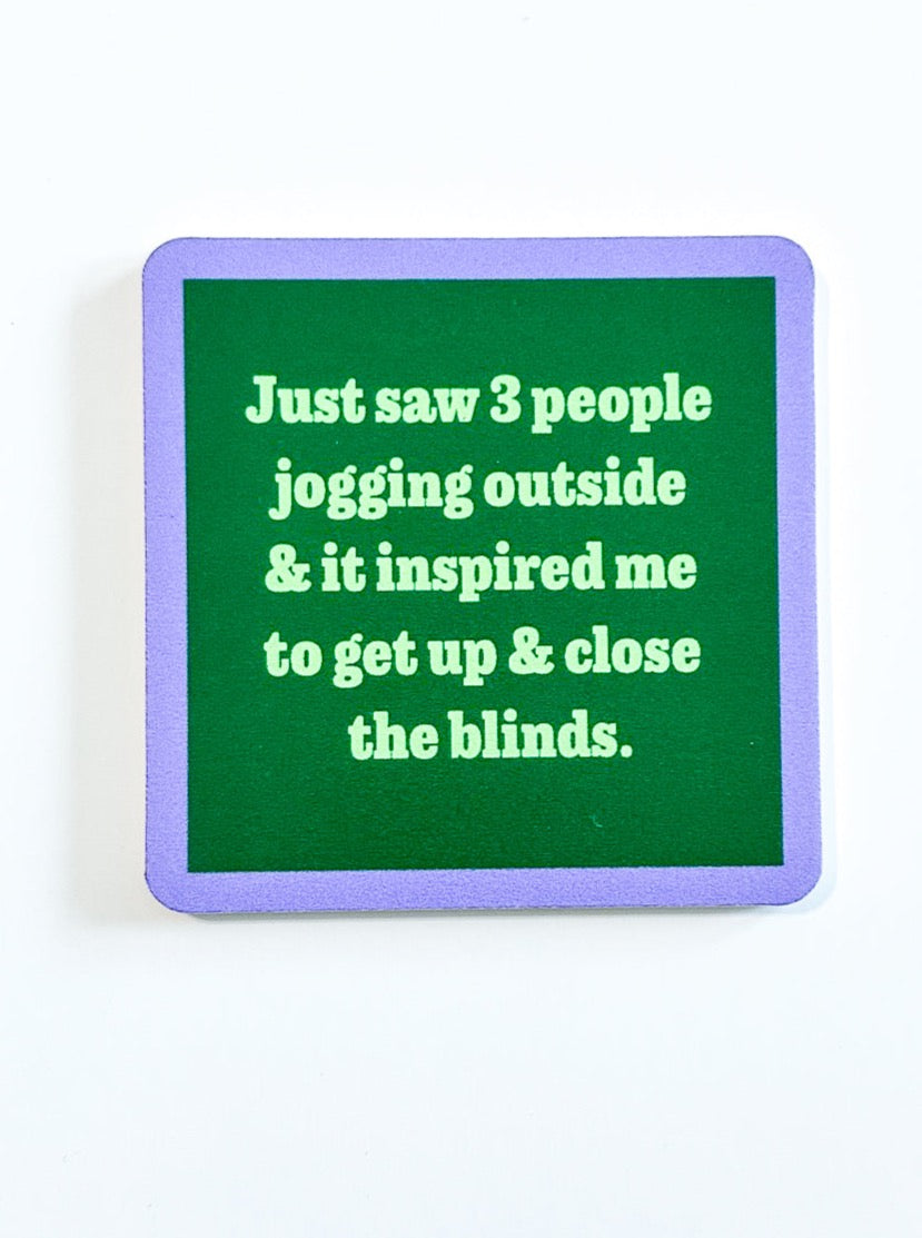 Drinks on Me Coaster