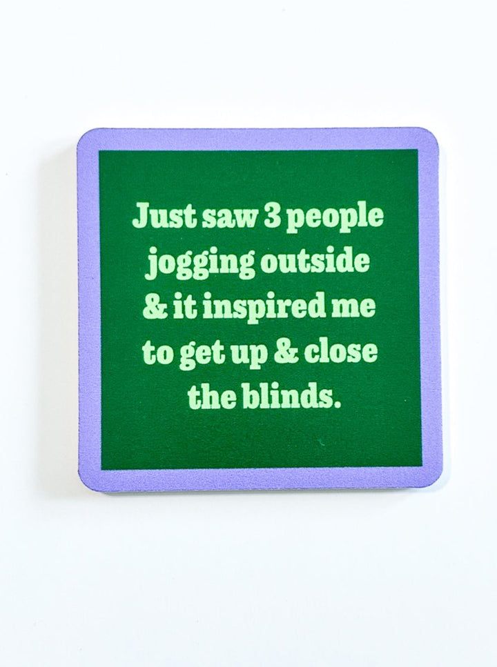 Drinks on Me Coaster