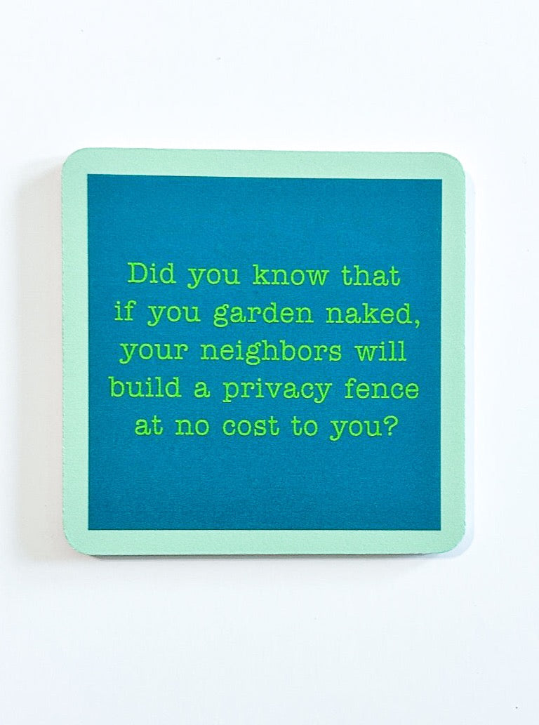 Drinks on Me Coaster