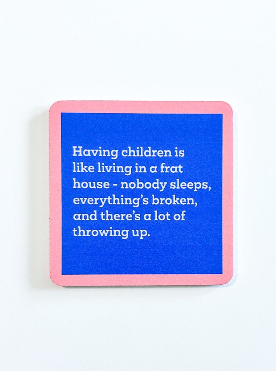 Drinks on Me Coaster