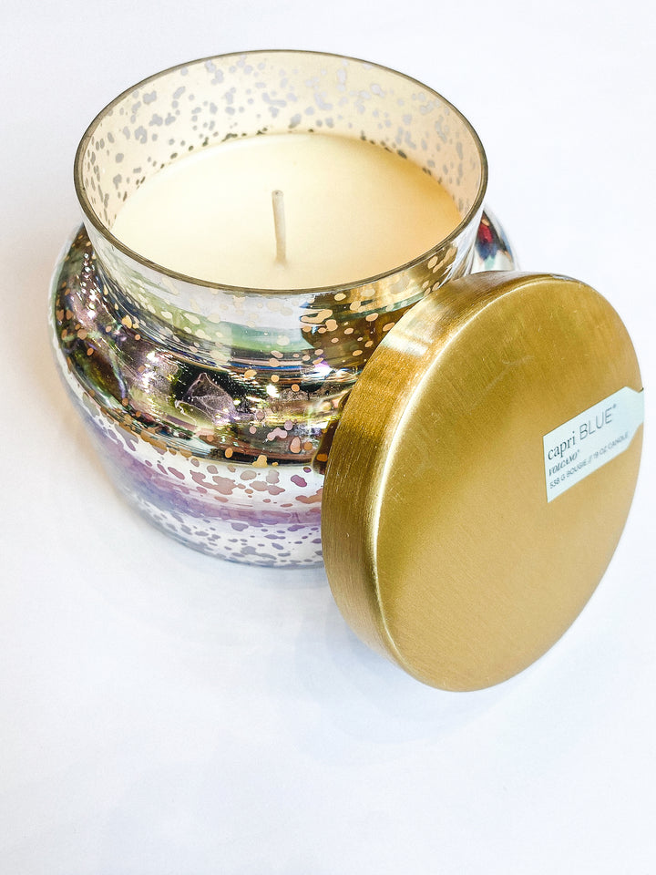 Capri Blue Iridescent Mercury Signature Jar