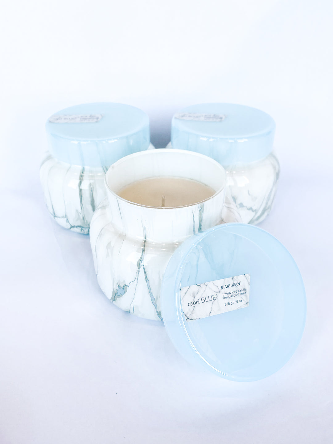 Capri Blue Mod Marble Signature Candle